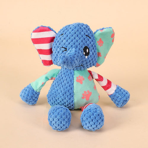 Squeaky Bite-Resistant Plush Dog Toys – Fun Animal Shapes for Dogs