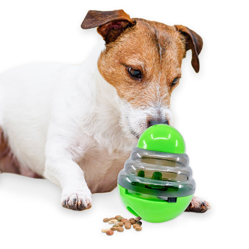 Flipo Tumbler™ Treat Dispensing Dog Toy – Interactive & Self-Righting