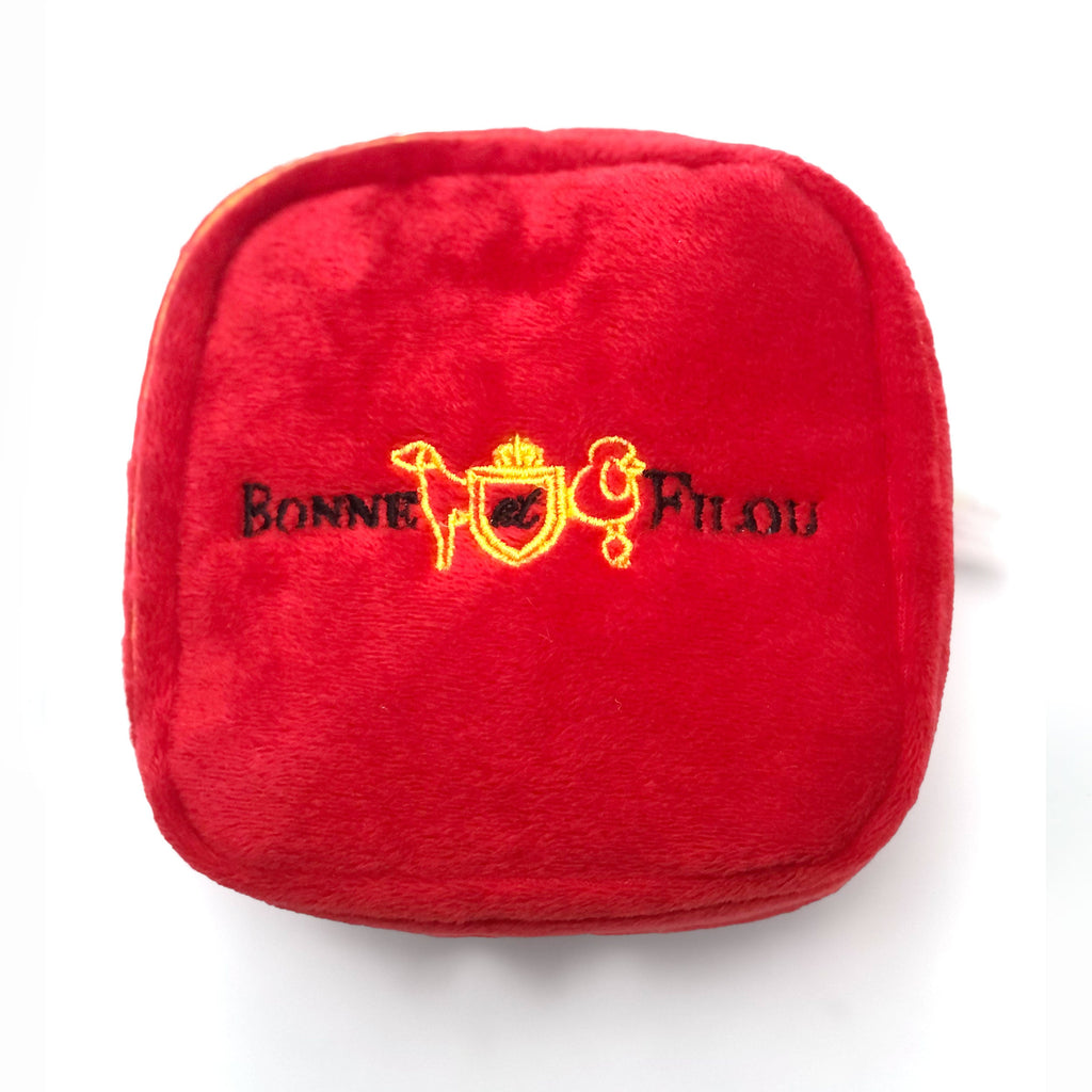 Engagement Diamond Ring Plush Dog Toy Set - Squeaky Ring Box
