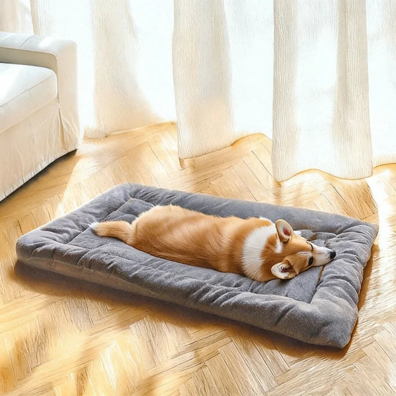 Booteely Extra Large Plush Dog Bed – Super Soft & Reversible