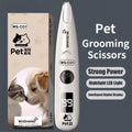 Pet Dog Electric Groomer Trimmer with LED Light – Waterproof Foot & Hair Trimmer