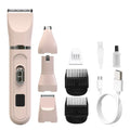 4-in-1 Pet Grooming Kit – Low Noise Rechargeable Dog & Cat Clipper Set