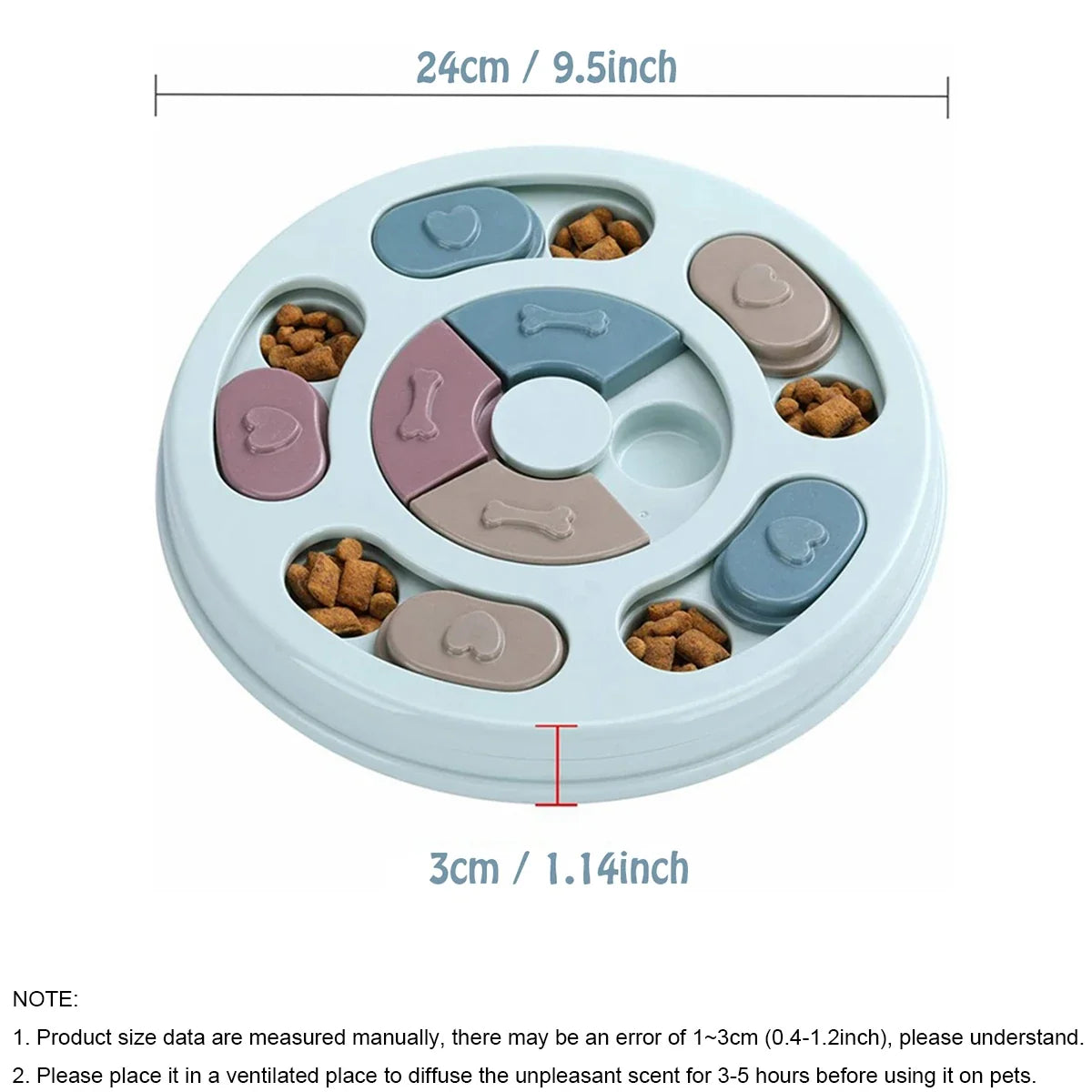 Slow Feeder Brain Game Bowl for Dogs