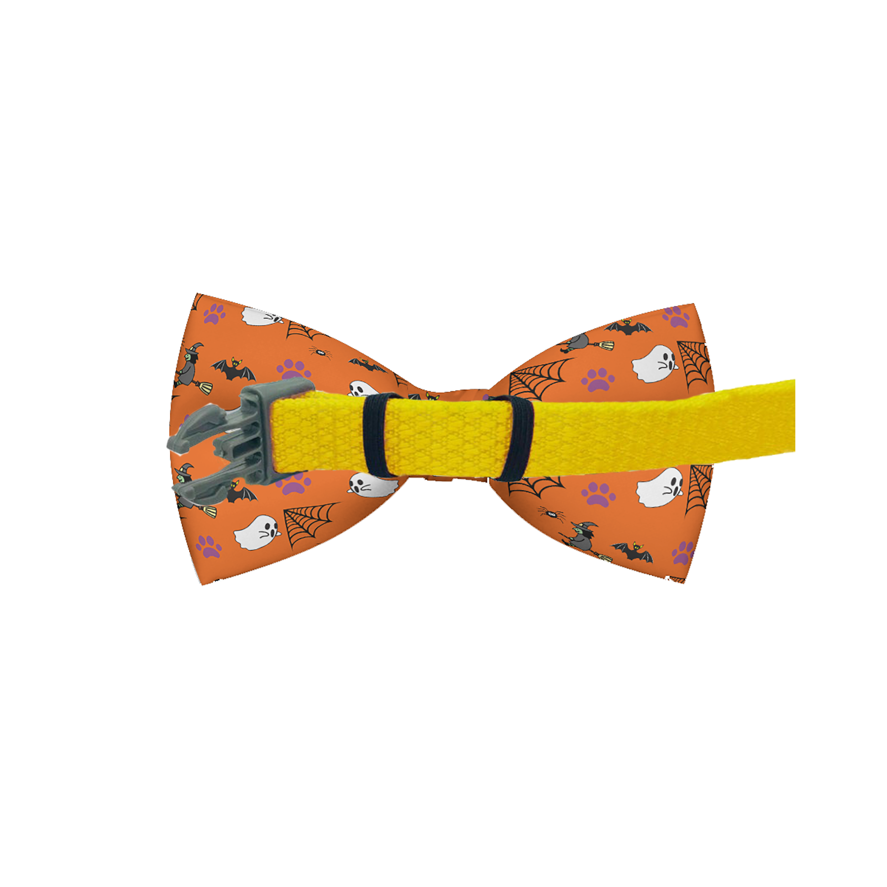 Halloween Orange Dog Bow Tie – Festive Pet Collar Accessory | My Pet Spot