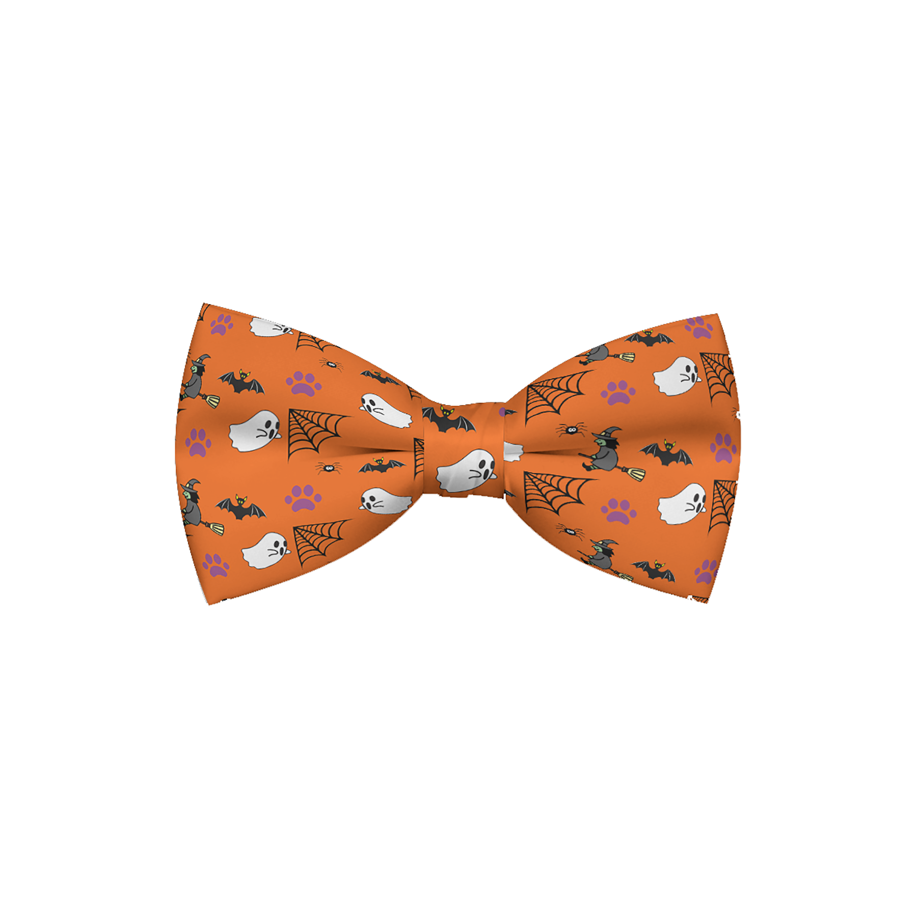 Halloween Orange Dog Bow Tie – Festive Pet Collar Accessory | My Pet Spot