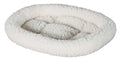Pet Mate Oval Bolster Pet Bed Pad – Small, Oatmeal