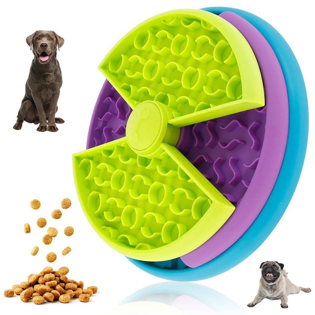 3-in-1 Interactive Slow Feeder Bowl for Dogs & Cats – Lick Mat, Puzzle & Feeder