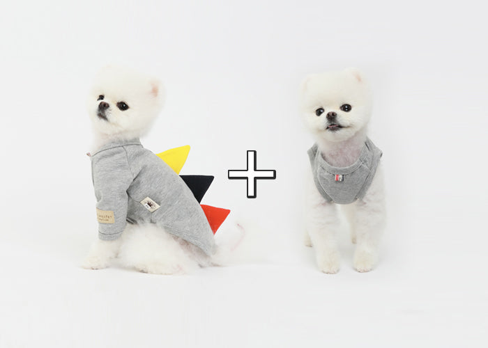 Halloween Pet Costume Set – T-Shirt & Sleeveless Outfit for Dogs