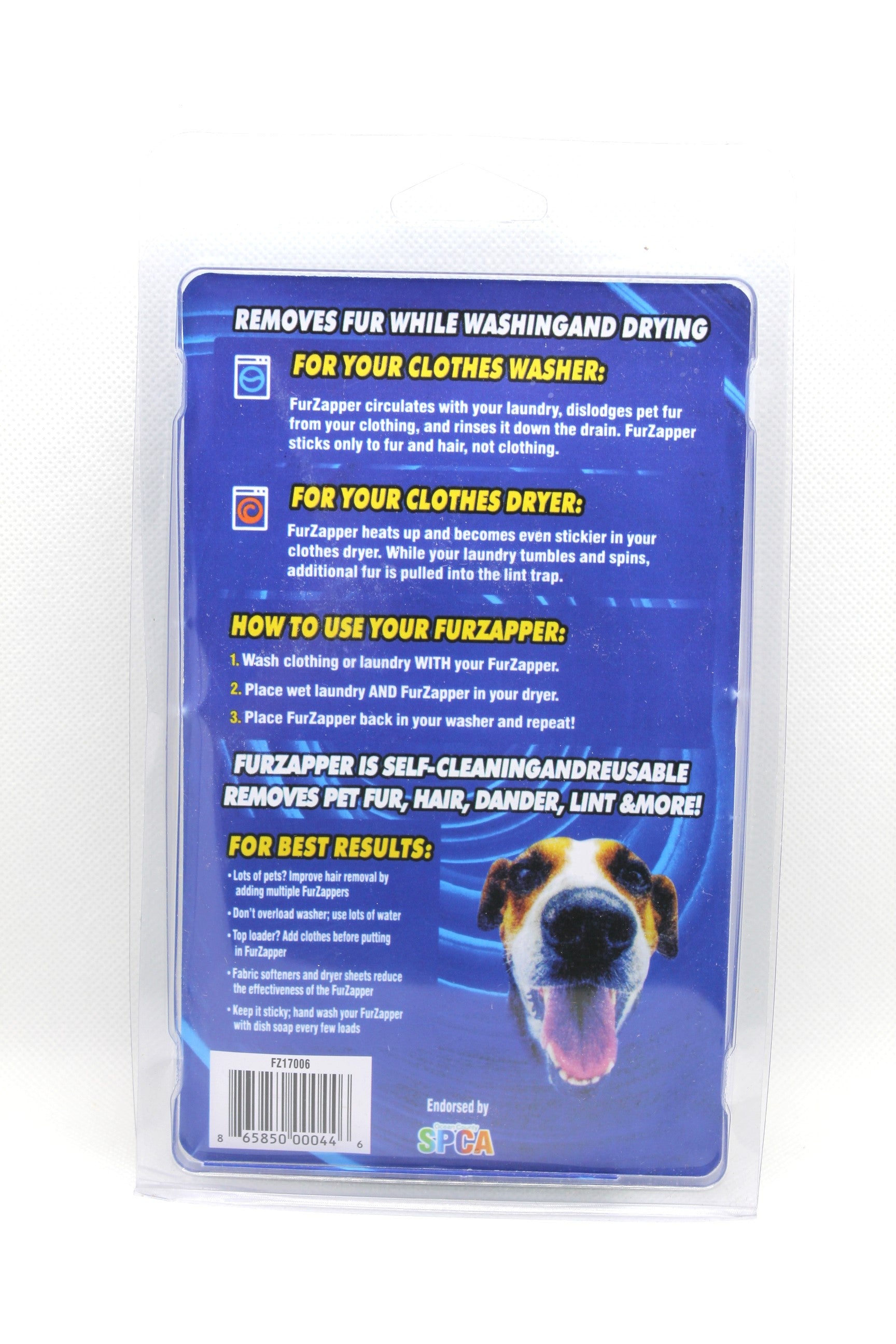 Fur Zapper Pet Hair Remover for Laundry