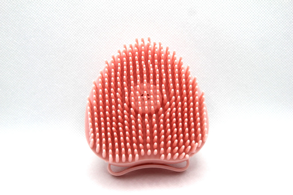 BrushPro Silicone Bath Brush with Shampoo Dispenser for Pets
