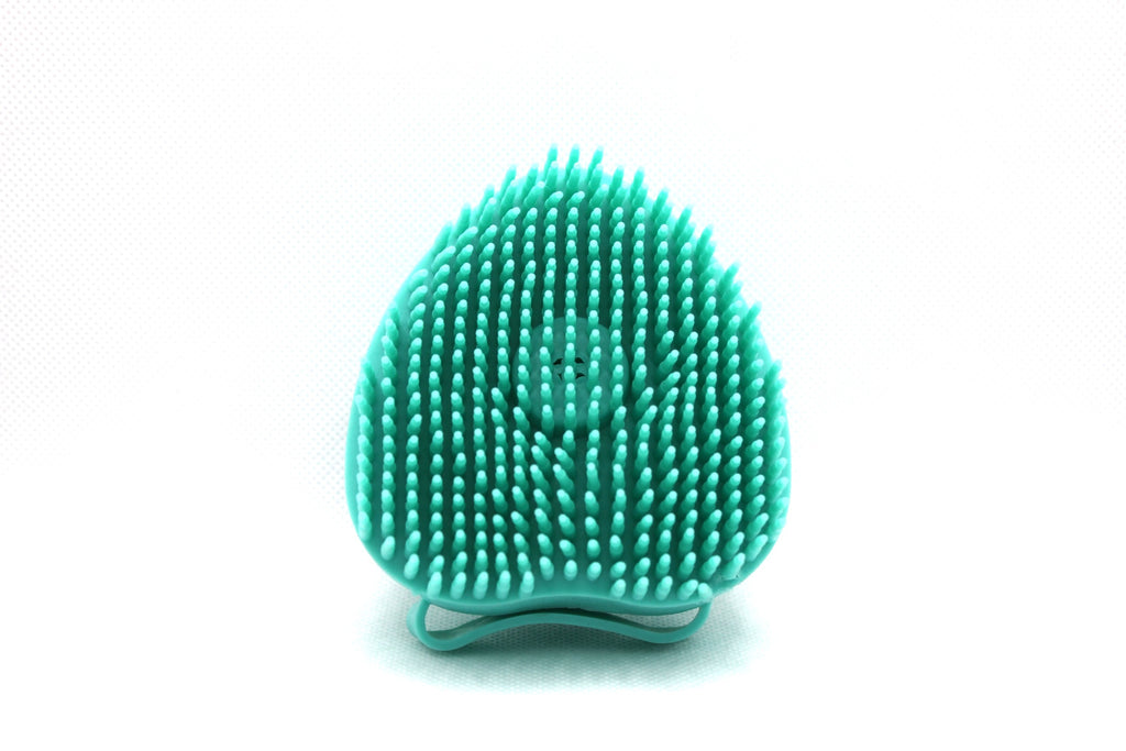 BrushPro Silicone Bath Brush with Shampoo Dispenser for Pets
