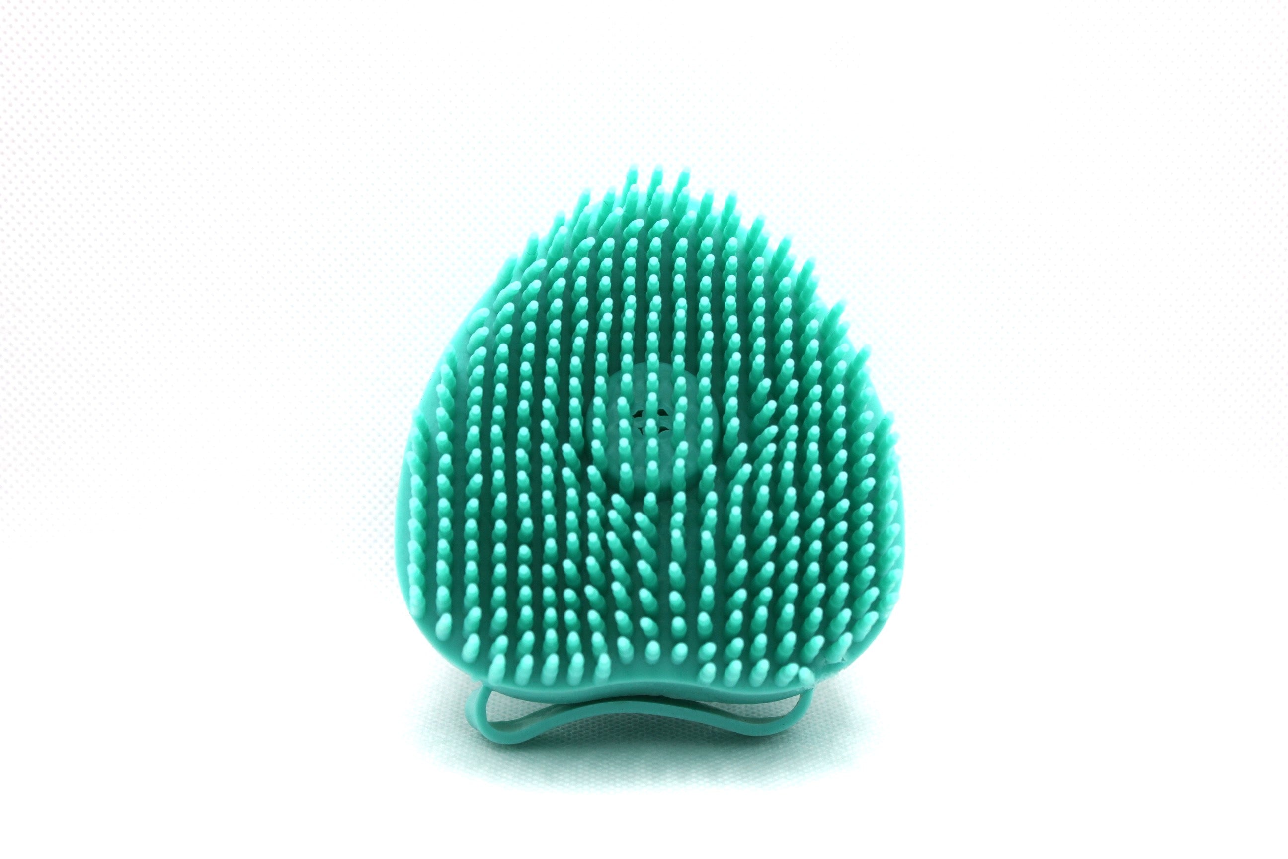 BrushPro Silicone Bath Brush with Shampoo Dispenser for Pets