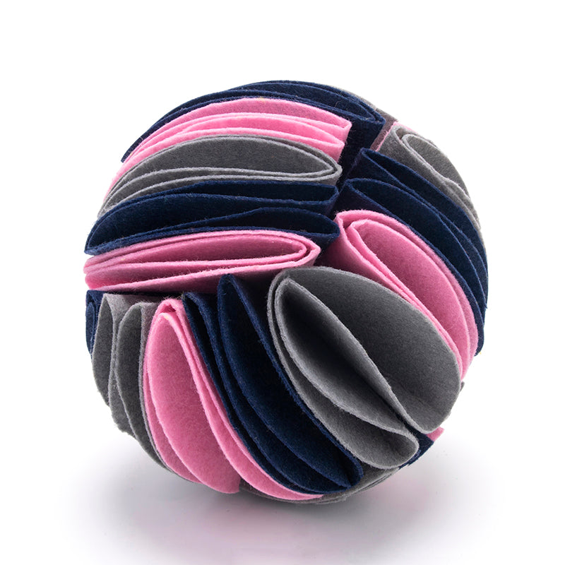 Foldable Dog Snuffle Ball – Interactive IQ Training Toy