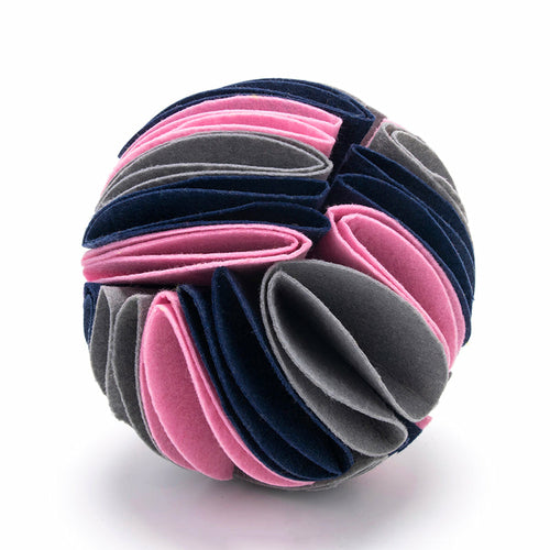 Foldable Dog Snuffle Ball – Interactive IQ Training Toy