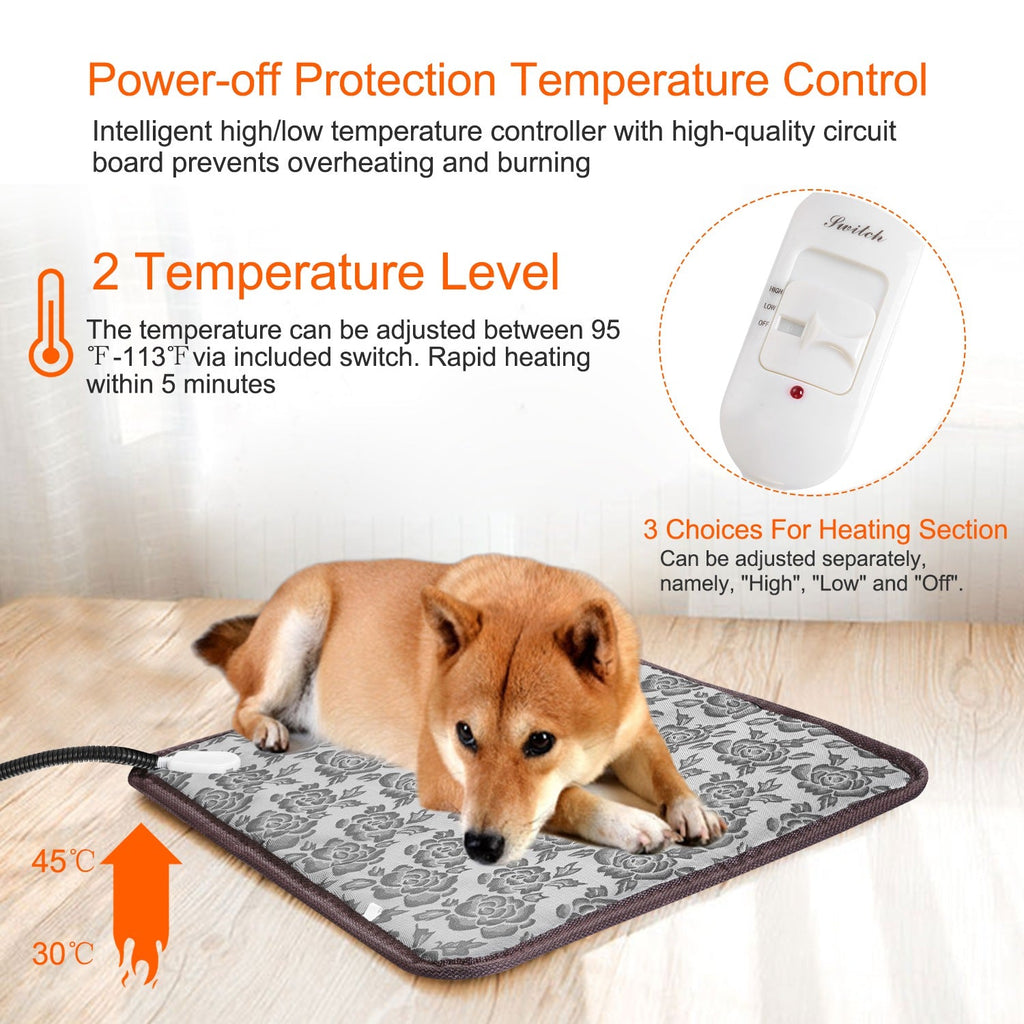 Pet Heating Pad – Waterproof Electric Warming Mat for Dogs & Cats