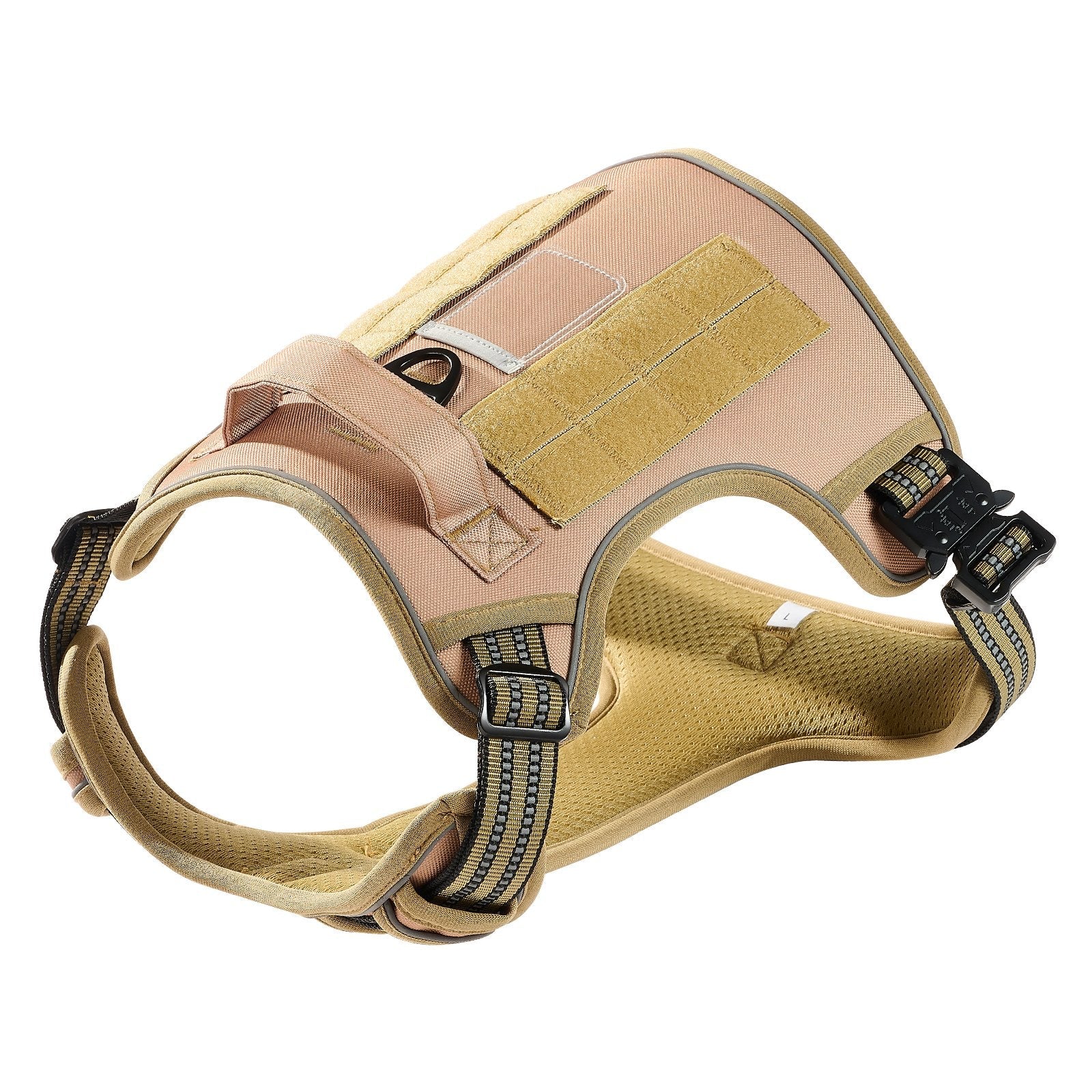 Tactical Dog Harness for Large Dogs – No Pull, Adjustable & Heavy Duty