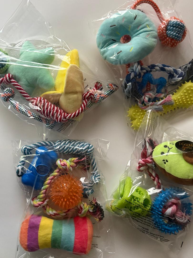 Dog Toy Bundle – 5-Pack Durable Toys for Dogs