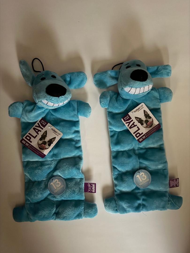 Multipet Plush Squeaky Dog Toy