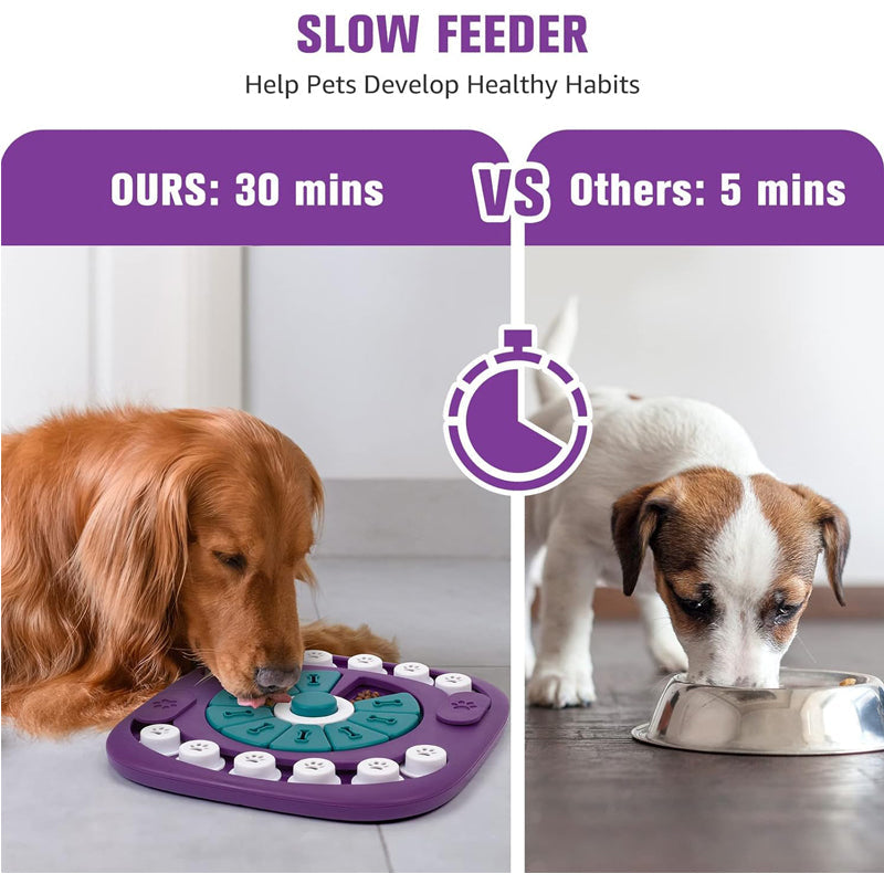 Interactive Dog Puzzle Toy – Treat Enrichment Game for Small, Medium & Large Dogs