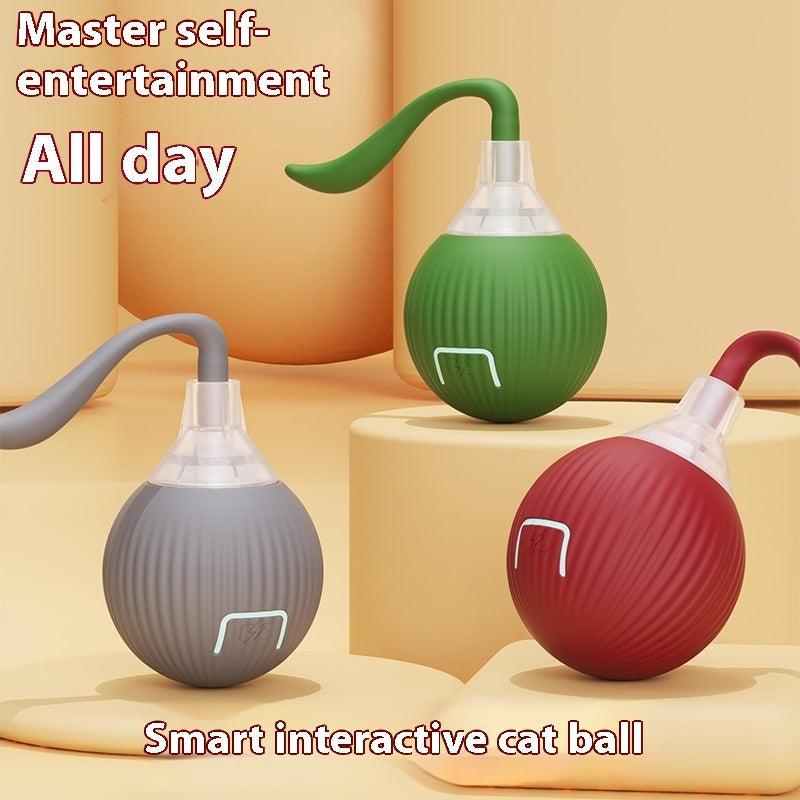 Interactive Cat Toy Ball – Super Drive Rolling Ball with Chirping & Auto Wake-Up