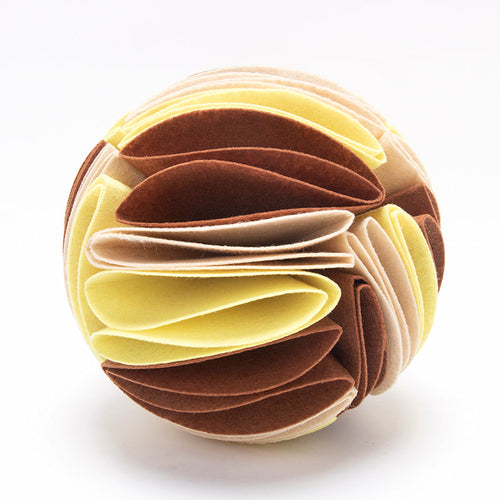 Foldable Dog Snuffle Ball – Interactive IQ Training Toy