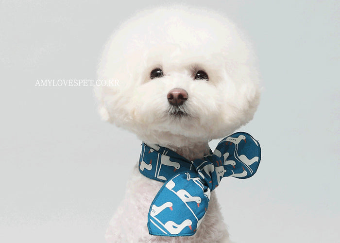 Cotton Dog Scarf – Handmade Breathable Pet Neck Scarf (24 inch)