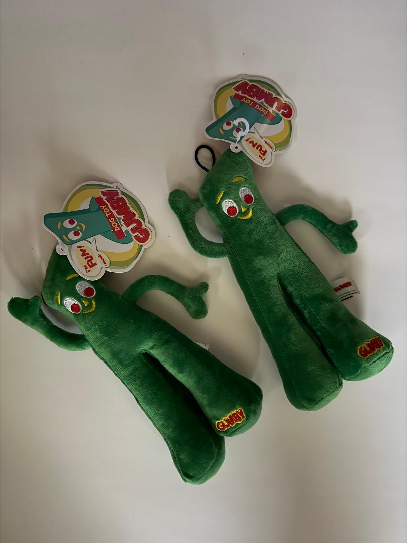 Multipet Gumby Plush Squeaky Dog Toy