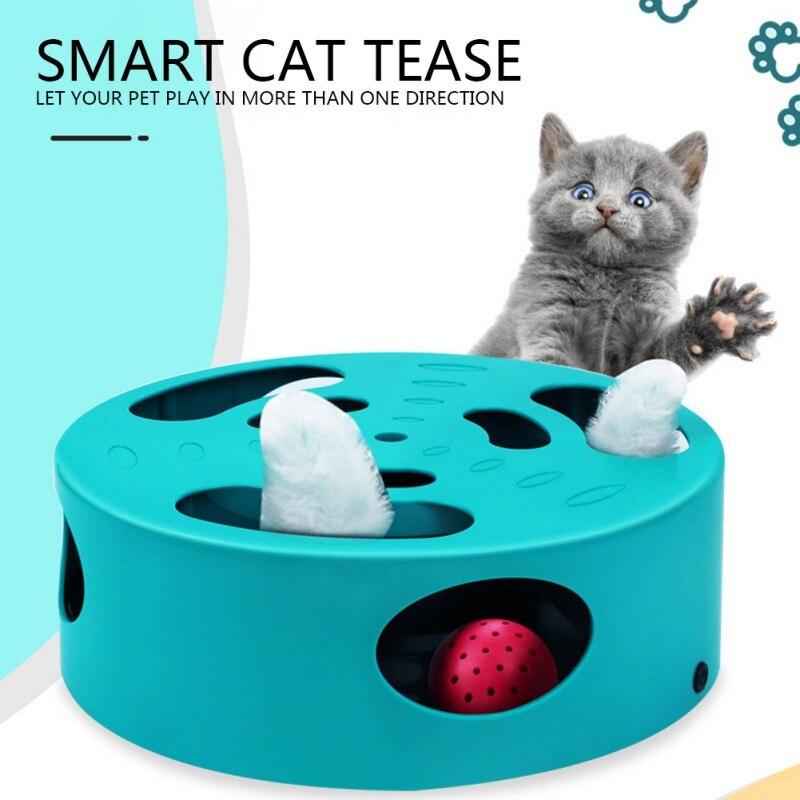 Interactive Cat Maze Toy – USB Rechargeable Chase & Hunt Mouse Toy