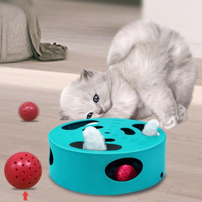 Interactive Cat Maze Toy – USB Rechargeable Chase & Hunt Mouse Toy
