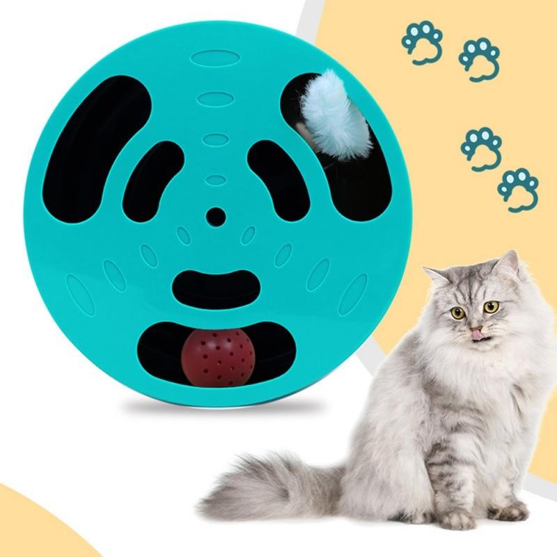 Interactive Cat Maze Toy – USB Rechargeable Chase & Hunt Mouse Toy