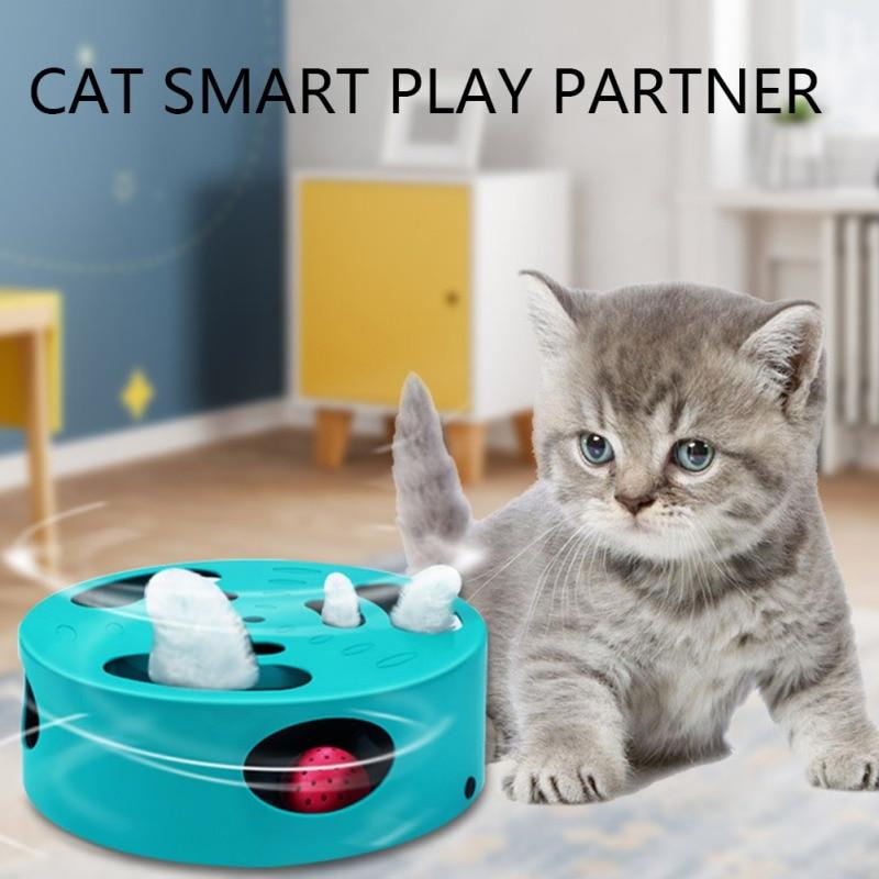 Interactive Cat Maze Toy – USB Rechargeable Chase & Hunt Mouse Toy