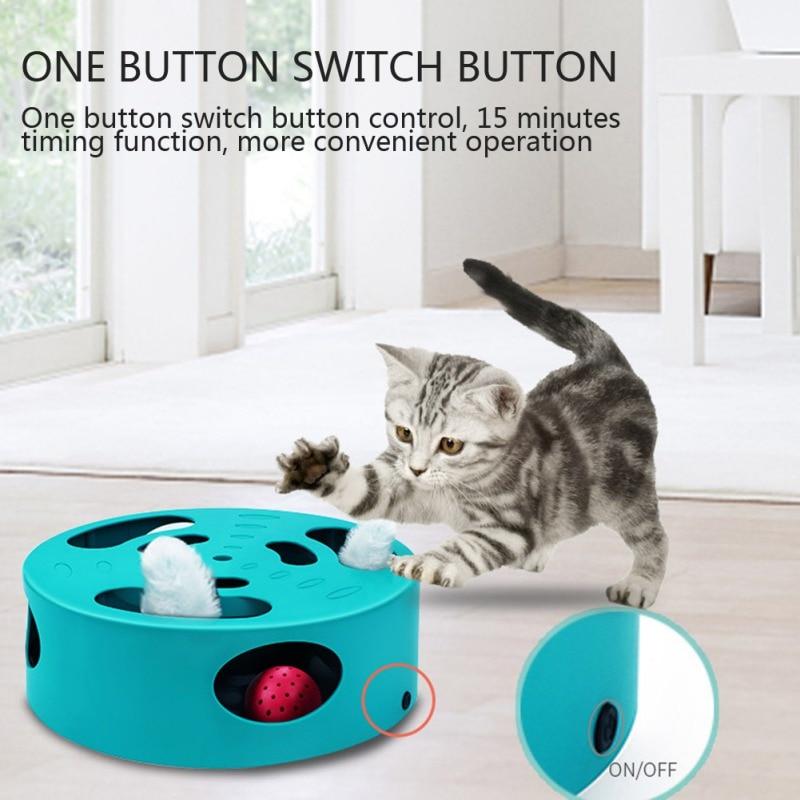 Interactive Cat Maze Toy – USB Rechargeable Chase & Hunt Mouse Toy