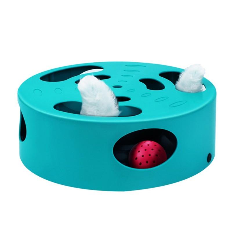 Interactive Cat Maze Toy – USB Rechargeable Chase & Hunt Mouse Toy
