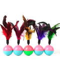 Feather Mouse Tumbler Cat Toy – Interactive Ball for Cats & Kittens