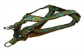 Sassy Dog Wear Circles and Waves Step-In Dog Harness – Green (Medium)