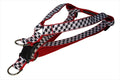 Sassy Dog Wear Houndstooth Step-In Dog Harness - Black & White