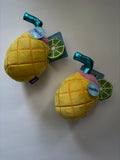 Plush Squeaky Dog Toy – Whoof and Whiskers Pineapple