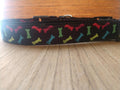 Colorful Bones Martingale Dog Collar & Leash – Large